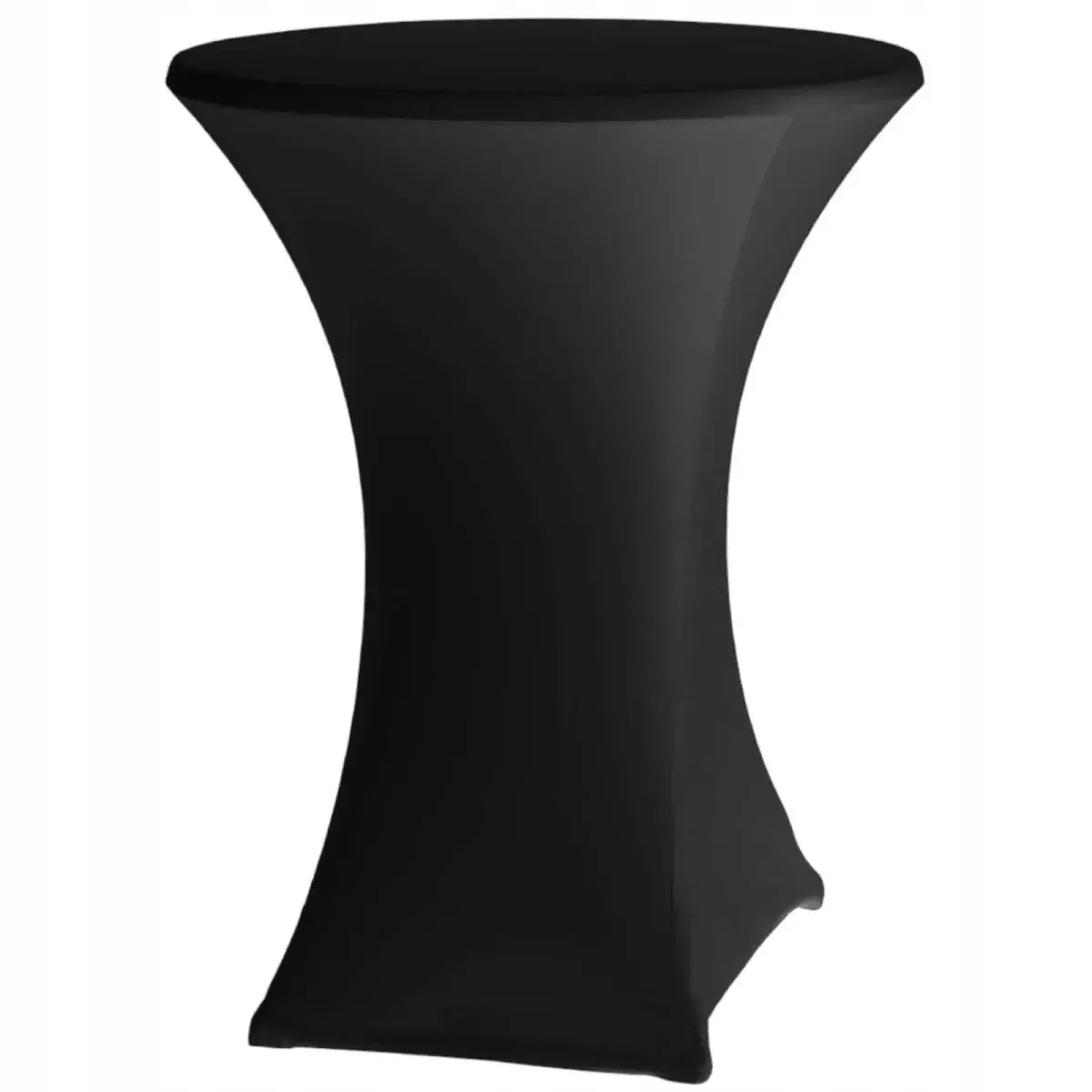 Pokrowiec na stoły koktajlowe - czarny