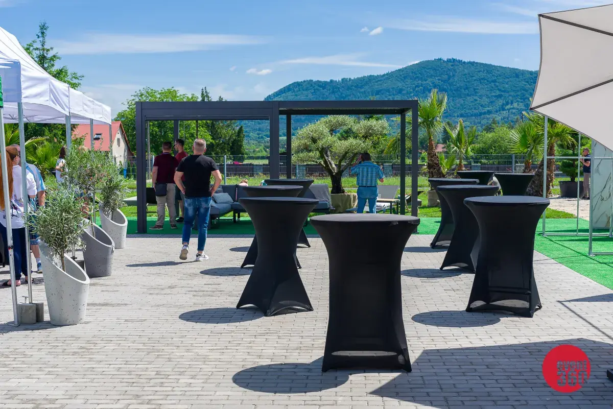 Wynajem stołów koktajlowych Rent360