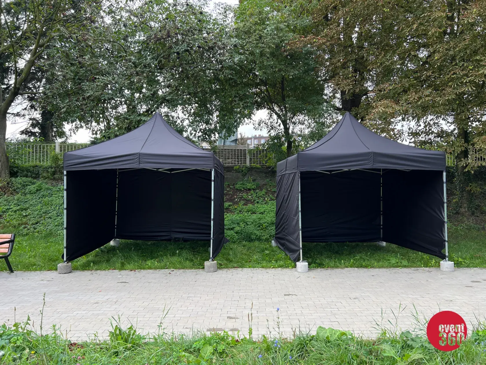 Wynajem namiotu 3x3 czarny rent360