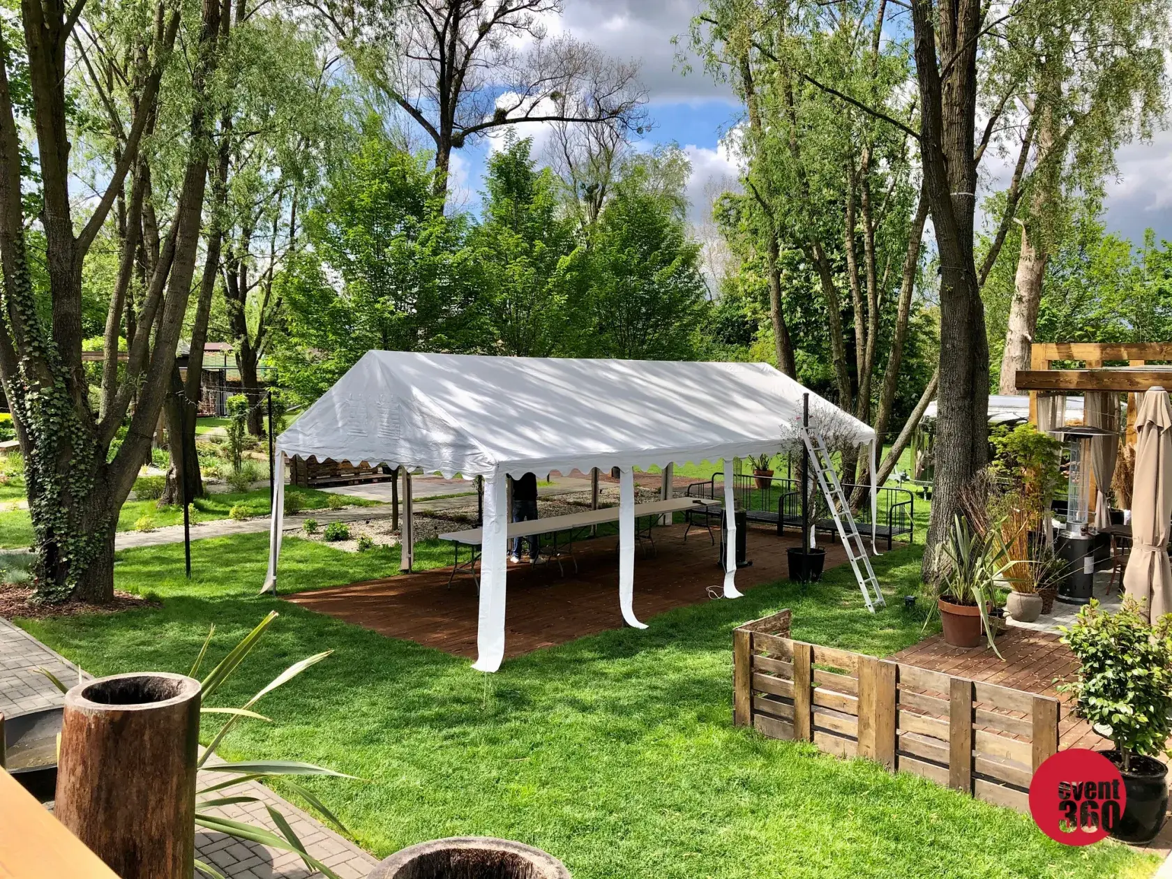 Wynajem namiotu 4x8 rent360