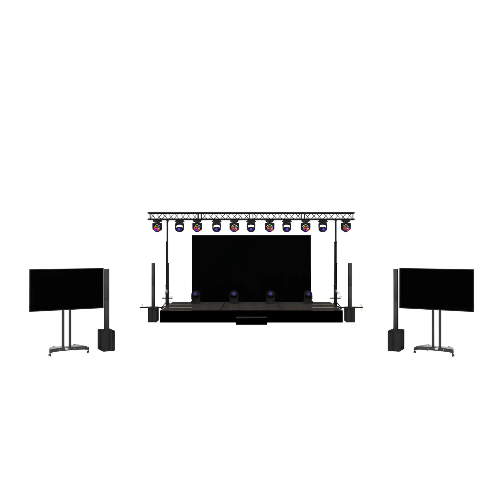 pakiet_konferencyjny_nr12_dioda_3,5mx2m_strefa_2xTV85'_oświetlenie_event360_rent360